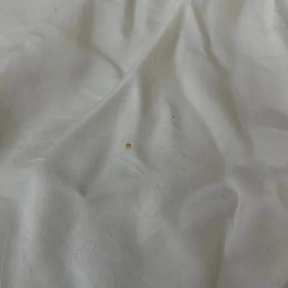 West Elm White Full Queen Duvet Cover 100% Tencel Lyocell Button Closure